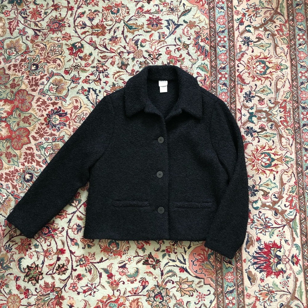 Eileen Fisher Boiled Wool Jacket SP